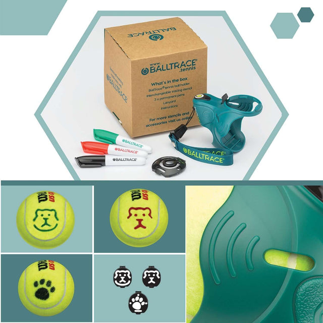 BallTrace - Tennis Ball Marker - Gift for Tennis Players - Value Bundle