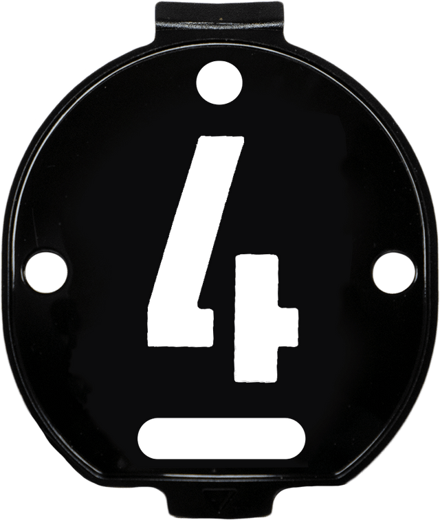 Stencil for BallTrace Tennis Ball Marker (Number 4)
