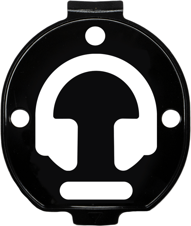Stencil for BallTrace Tennis Ball Marker (Headphones)