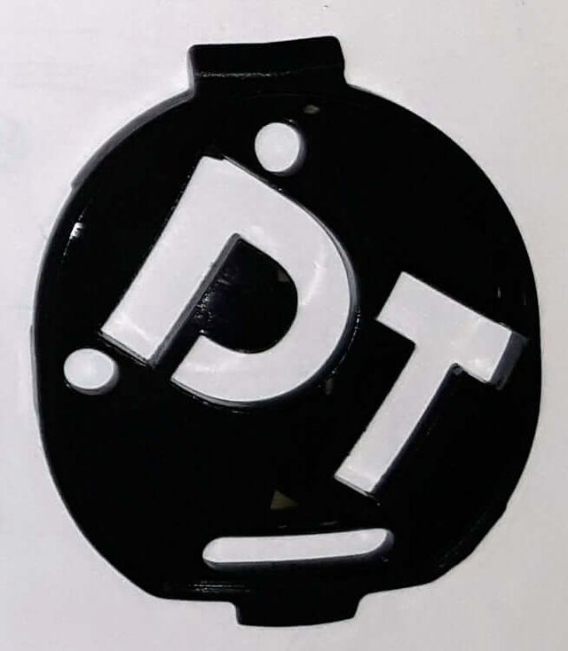 Double Letter stencils for BallTrace Tennis Ball Marker