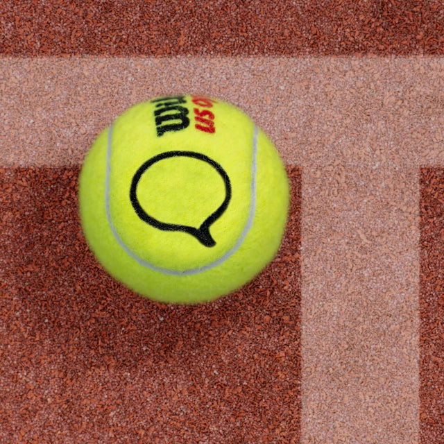 Stencil for BallTrace Tennis Ball Marker (Speech Bubble)