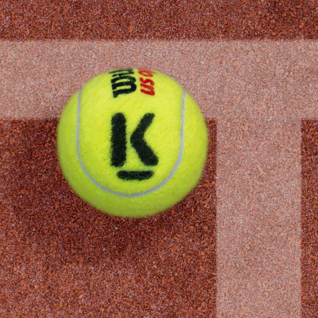 Stencil for BallTrace Tennis Ball Marker (K is for Knock-Up)