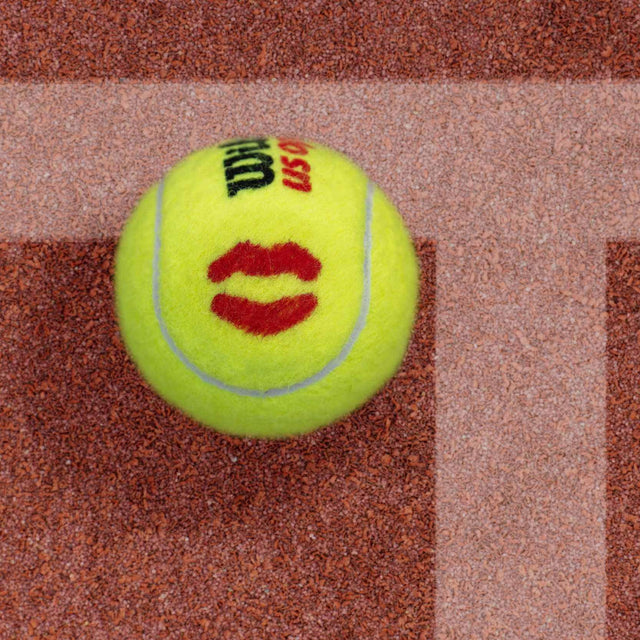 Stencil for BallTrace Tennis Ball Marker (Lips Emoji)