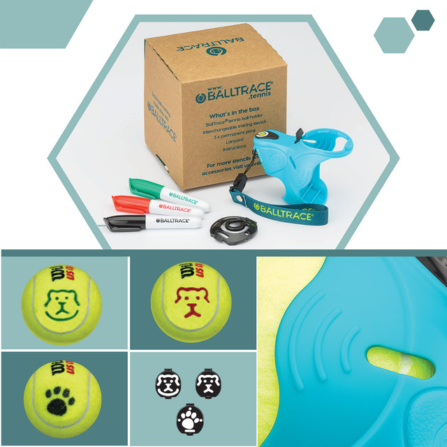 BallTrace - Tennis Ball Marker - Gift for Tennis Players - Value Bundle