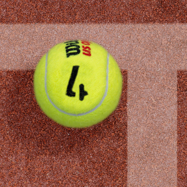 Stencil for BallTrace Tennis Ball Marker (Number 4)