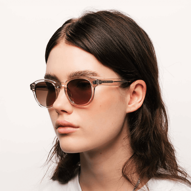 BILLE Rose Brown Sunglasses by Messy Weekend