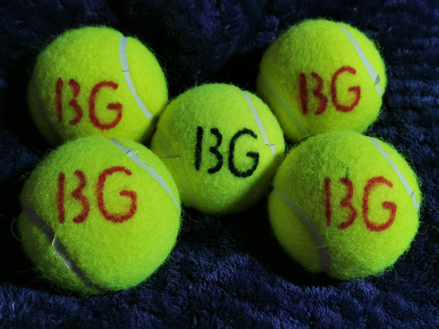 Double Letter stencils for BallTrace Tennis Ball Marker