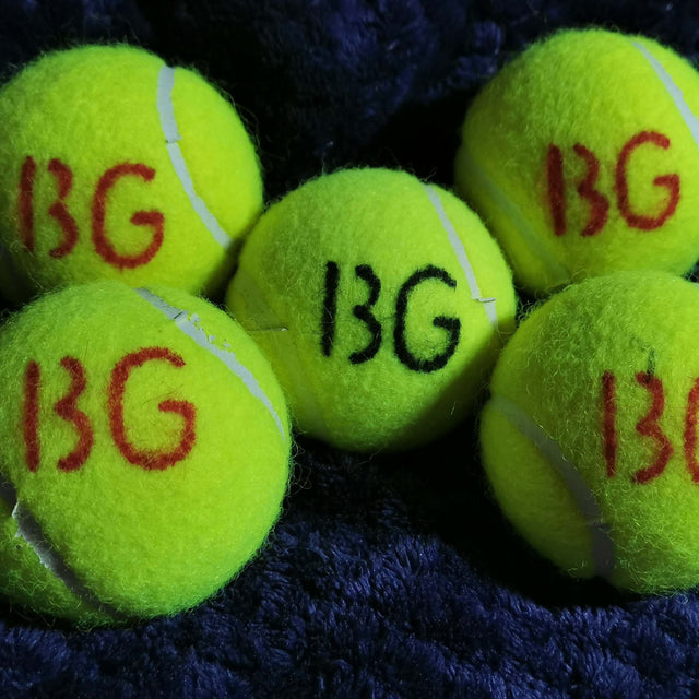 Double Letter stencils for BallTrace Tennis Ball Marker