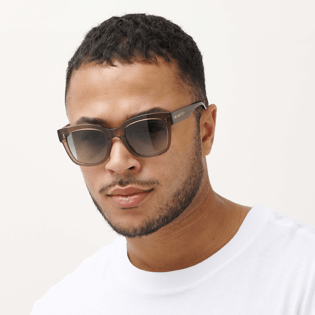 LIV Oversized Bottle Green Sunglasses by Messy Weekend