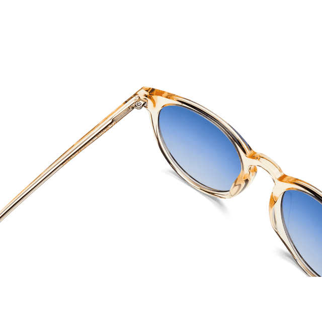 NEW DEPP Champagne Blue Sunglasses by Messy Weekend