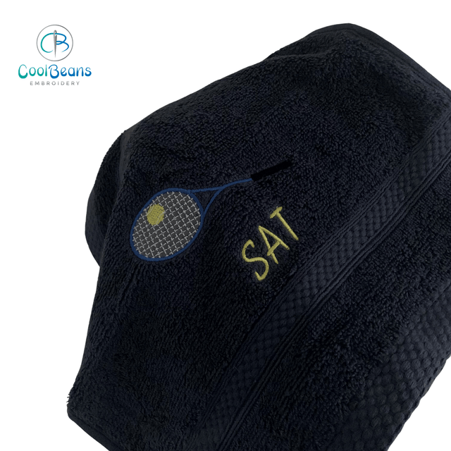 Egyptian Cotton Personalised Tennis Towels