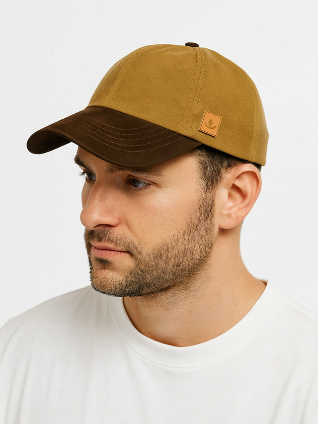 The Cotton Wax Baseball Cap - Mocha Brown