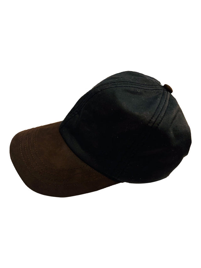 The Cotton Wax Baseball Cap - Jet Black