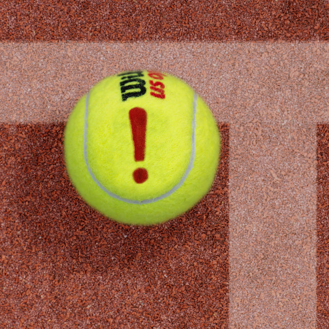 Stencil for BallTrace Tennis Ball Marker (Exclamation)