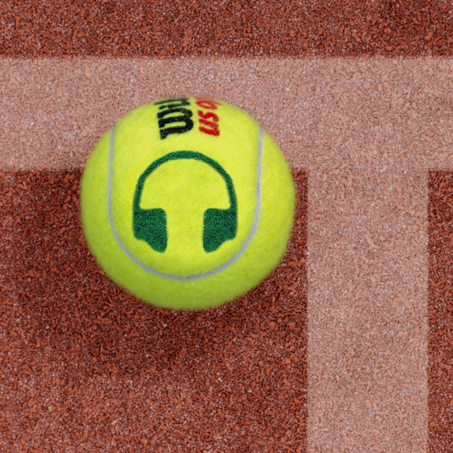 Stencil for BallTrace Tennis Ball Marker (Headphones)