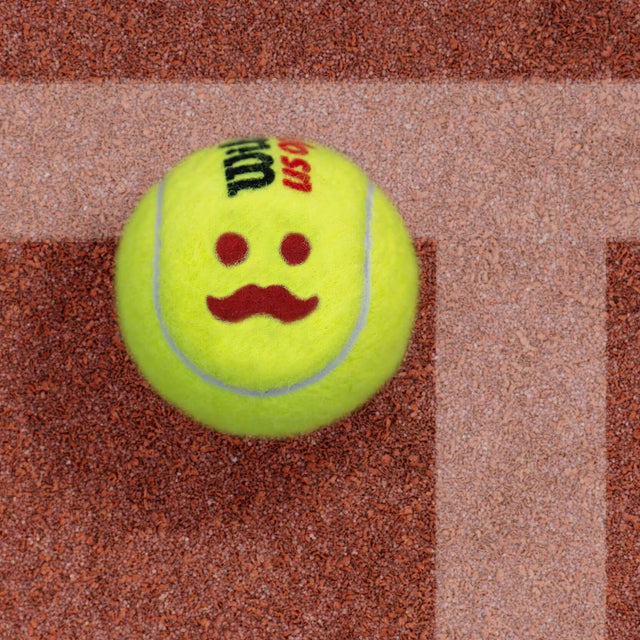 Stencil for BallTrace Tennis Ball Marker (Moustache)