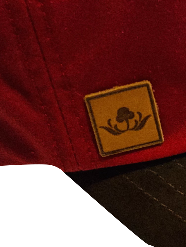 The Cotton Wax Baseball Cap - Red Wine