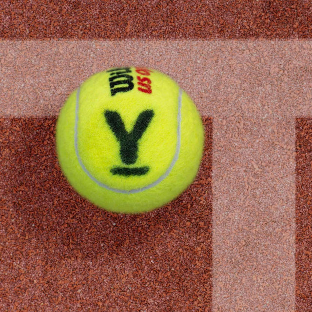 Stencil for BallTrace Tennis Ball Marker (Y is for You're Out!)