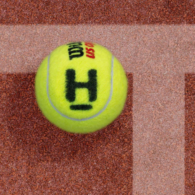 Stencil for BallTrace Tennis Ball Marker (H is for Hold)