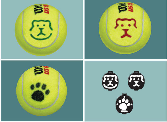 Value Multipacks of 3 stencils for BallTrace Tennis Ball Marker